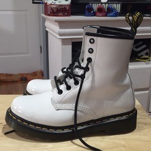 White Dr. Martens